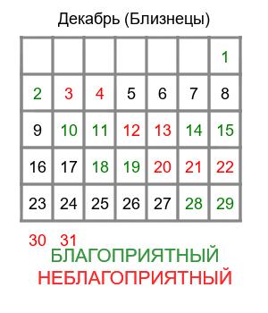 близнецы гороскоп на декабрь