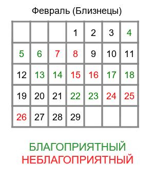 близнецы гороскоп на февраль