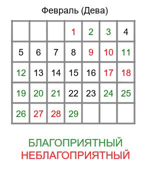 дева гороскоп на февраль