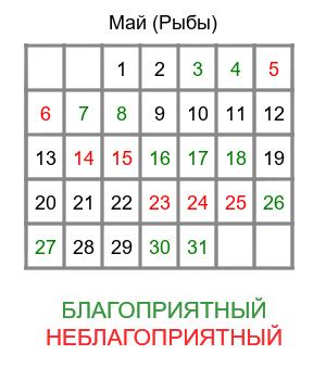 рыбы гороскоп на май