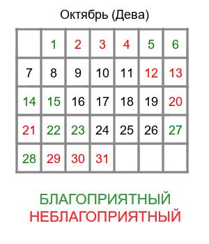 дева гороскоп на октябрь